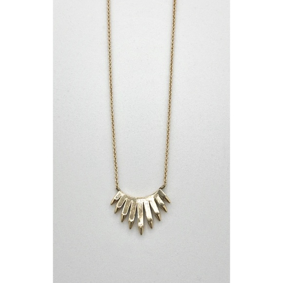 Stella & Dot Gold Plated Rainbow Renegade Necklace - Picture 3 of 4